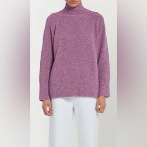 Apparis Monty mock neck boucle sweater. No wool. NWOT